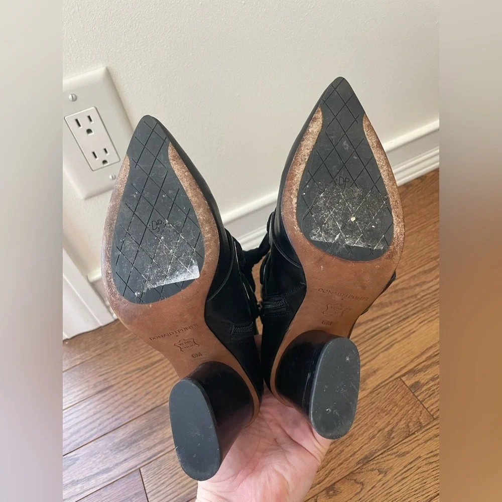Donald J Pliner Witchy Whimsygoth Wednesday Addams Pointed Toe Victorian Boots